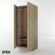 Двукрилен гардероб Сити 1001 сонома тъмна