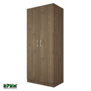 Двукрилен гардероб Сити 1007, орех адмирал