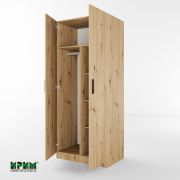 Двукрилен гардероб Сити 1007, дъб артисан