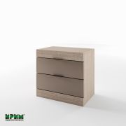 Нощно шкафче Сити 3074 мока/ лате